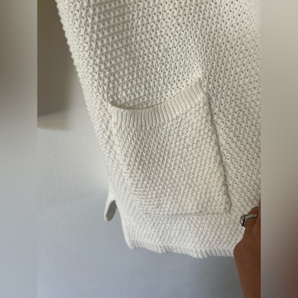Marine Layer Catalina Open Front Knit Cardigan In Milk Size XS - Picture 6 of 11